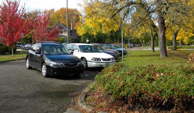 Cars Parked in Corvallis