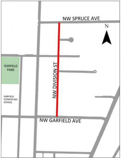 Division Street Map
