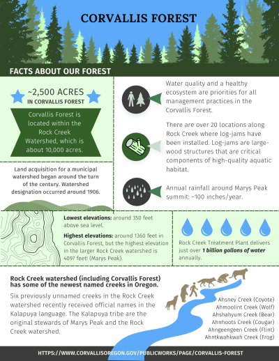 Factsheet about Corvallis Forest