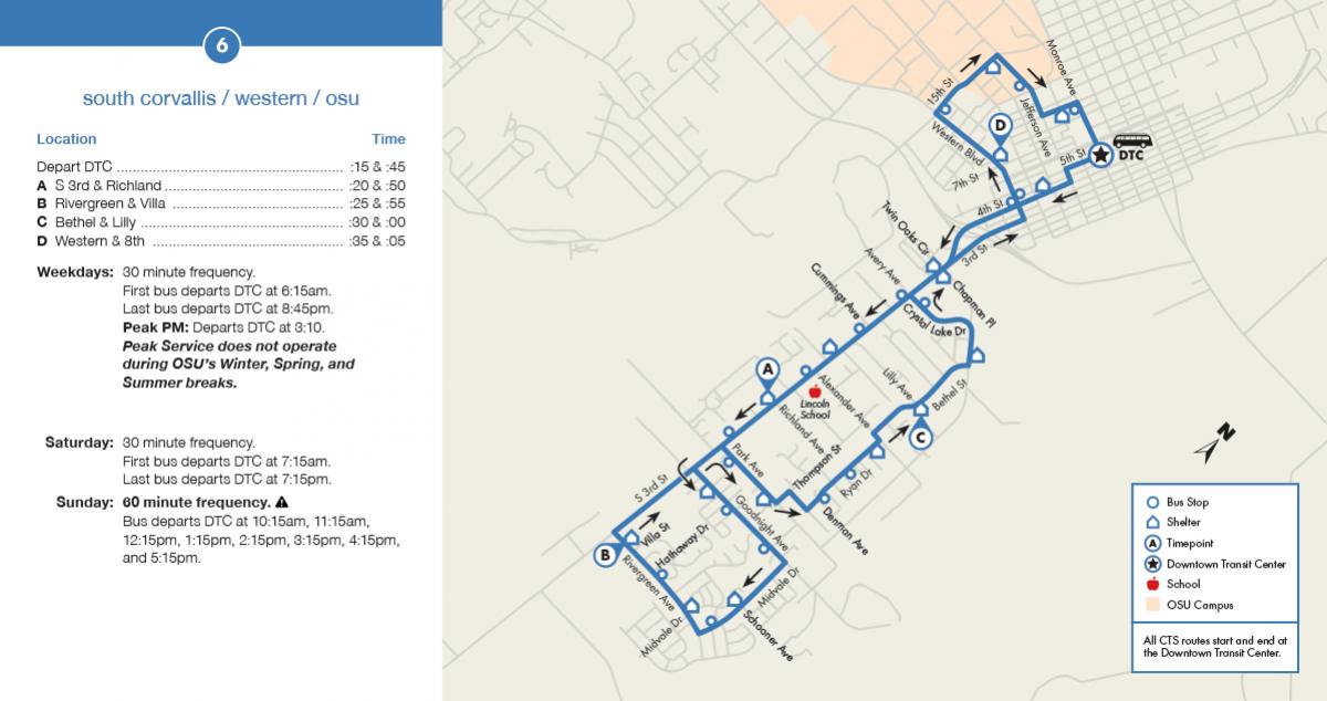 Directions To Corvallis Oregon Cts Route 6 | Corvallis Oregon