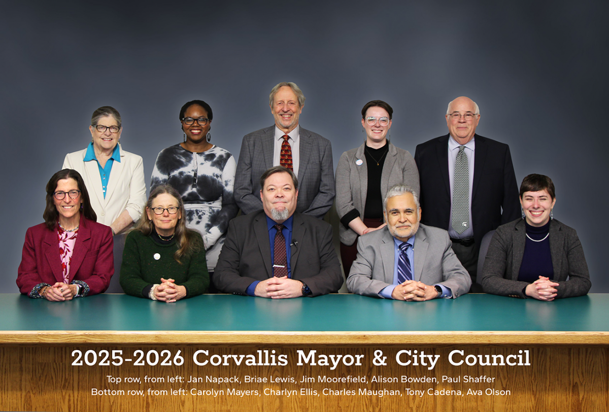 2025-2026 Corvallis City Council Group Photo