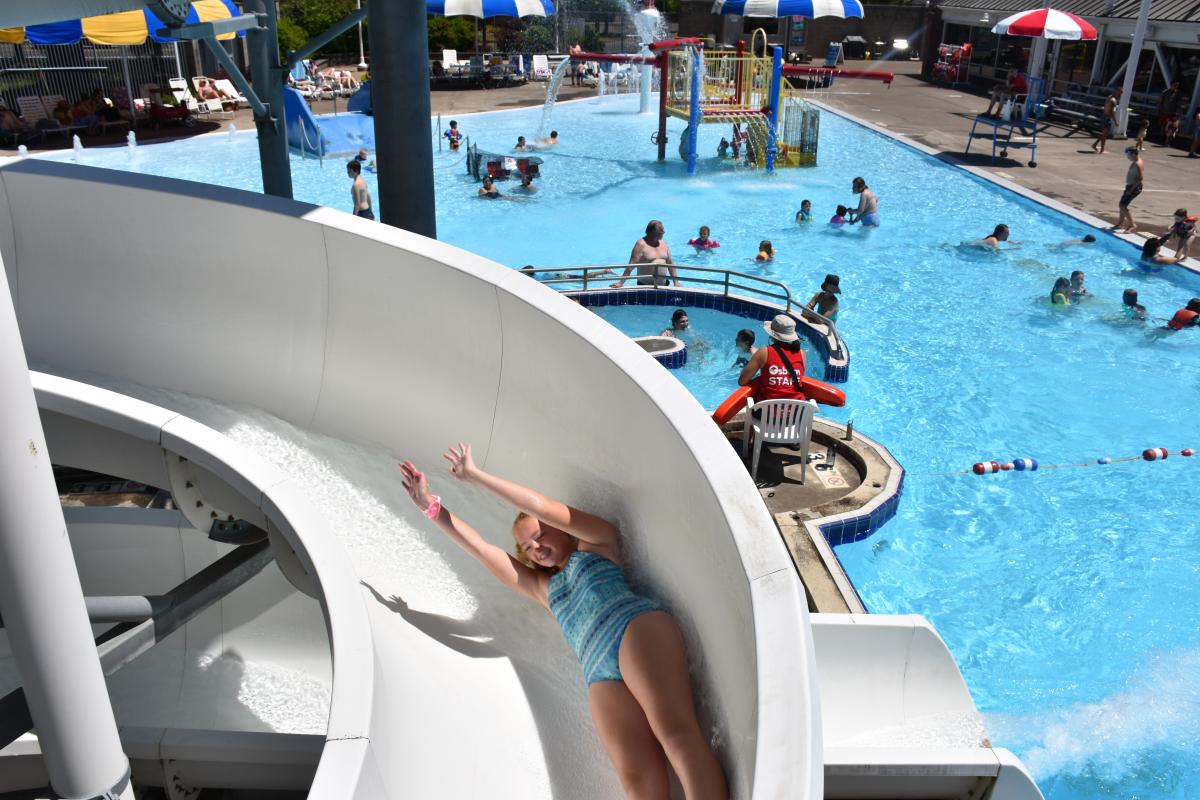 Osborn Aquatic Center Slide