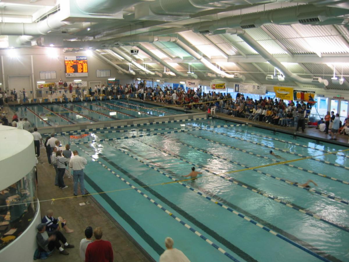 a picture of the olympic sized pool