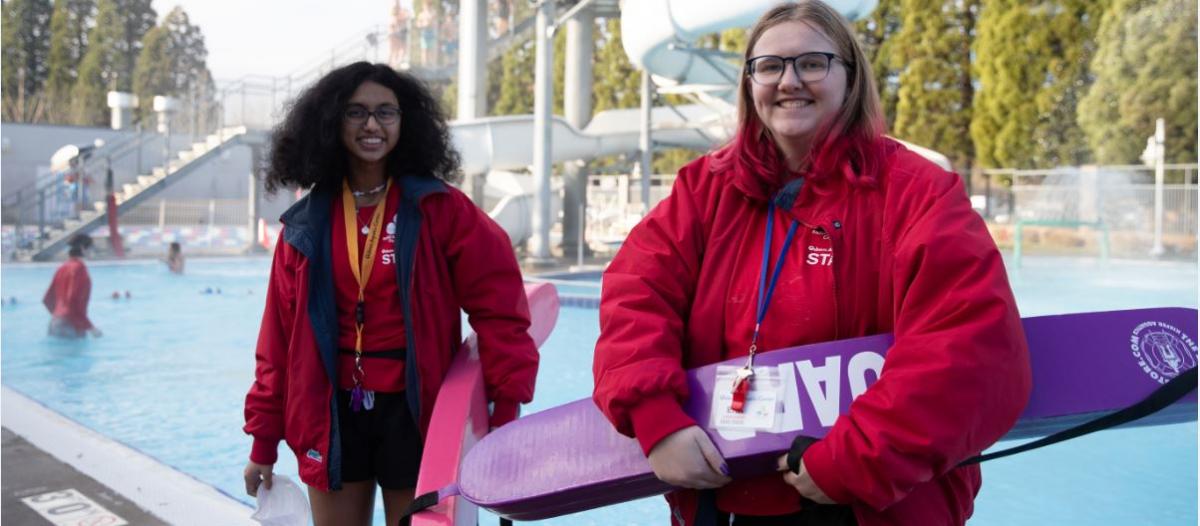 Photo of lifeguard staff