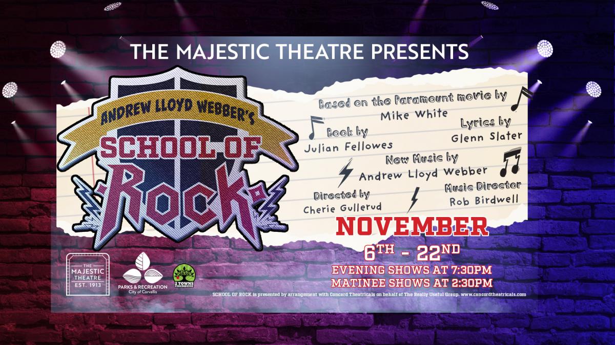 School of Rock promotional slide