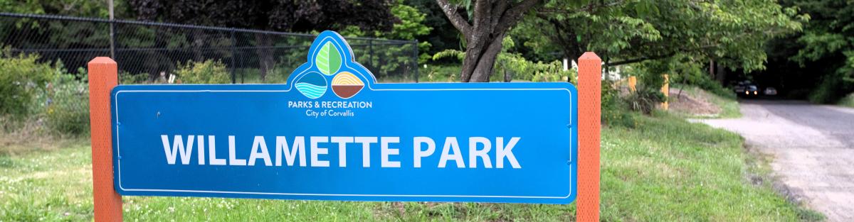 Willamette Park Sign