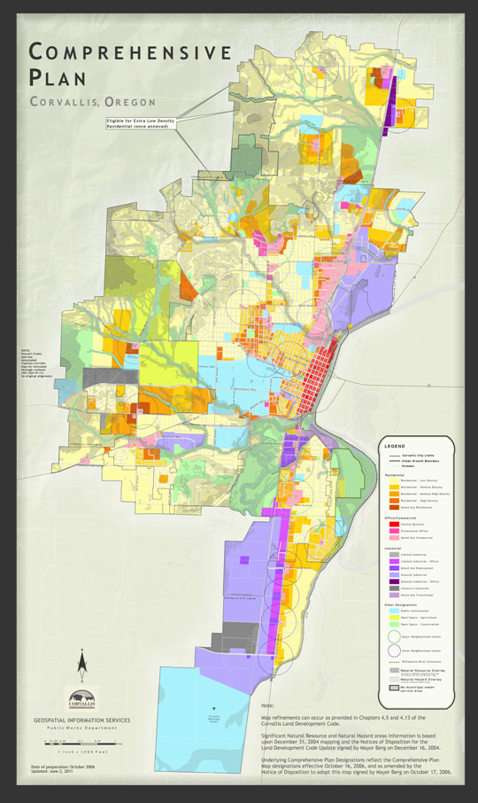 OSU National Historic District Map, Finance and Administration