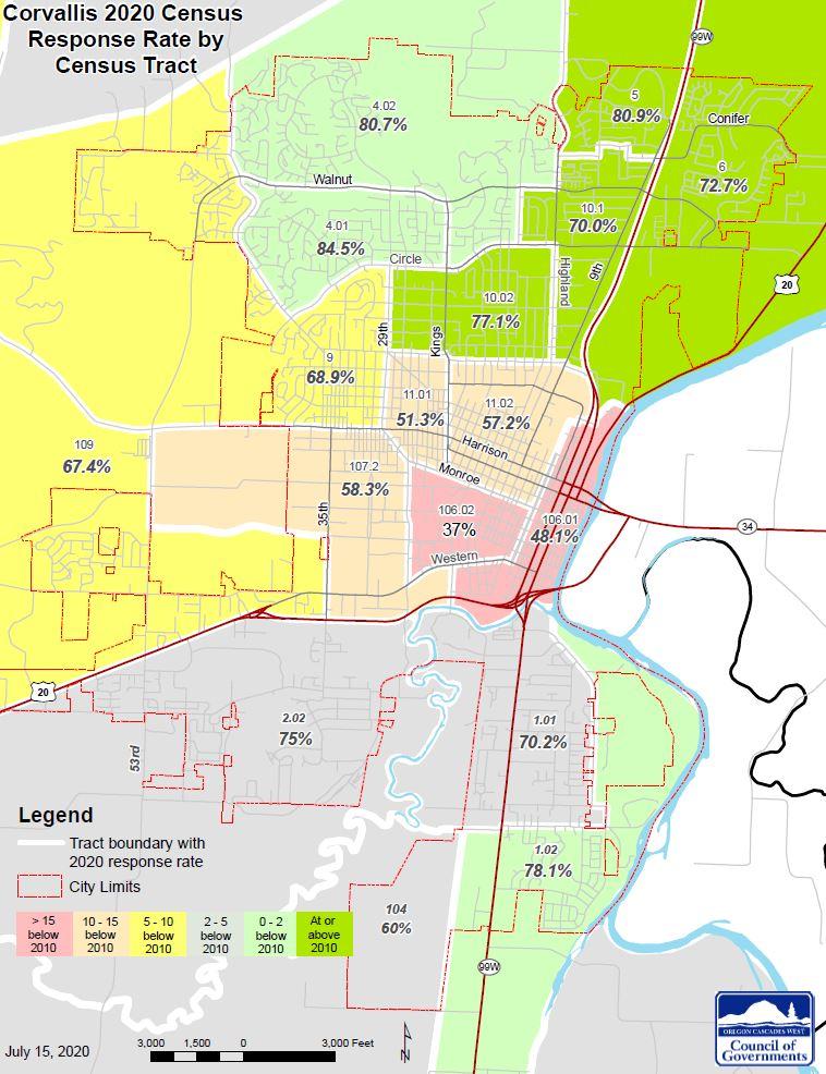 OSU National Historic District Map, Finance and Administration