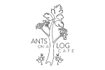 Ants on a Log Cafe logo