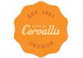 City of Corvallis orange medallion