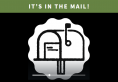 Community survey graphic featuring the green city logo and a black and white pencil drawing of a mailbox.