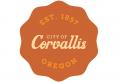 City of Corvallis orange medallion logo