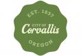 City of Corvallis green medallion decroative graphic