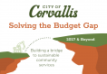 City of Corvallis - Solving the Budget Gap