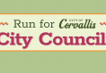 Run for Corvallis City Council web banner