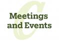 Meetings and Events