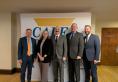 Agency Representatives In front of CALEA Sign